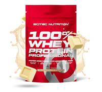 Scitec Nutrition 100% Whey Protein Professional - Enhanced with Extra Amino Acids & Digestive Enzymes - Gluten-Free - Palm Oil Free, 1000 g, White Chocolate