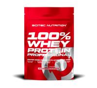 Scitec Nutrition 100% Whey Protein Professional - Enhanced with Extra Amino Acids & Digestive Enzymes - Gluten-Free - Palm Oil Free, 1000 g, Strawberry