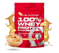 Scitec Nutrition 100% Whey Protein Professional - Whey Protein Complex | From concentrate and isolate - with digestive enzymes - for muscle building - 500 g, Peanut butter