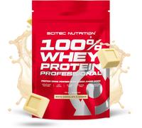 Scitec Nutrition 100% Whey Protein Professional - Enhanced with Extra Amino Acids & Digestive Enzymes - Gluten-Free - Palm Oil Free, 500 g, White Chocolate