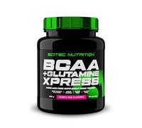 Scitec Nutrition BCAA + Glutamine Xpress - Essential Amino Acid Blend - with 5g 2:1:1 BCAAs - 5g Glutamine - Fortified with Taurine, 600 g, Bubble Gum