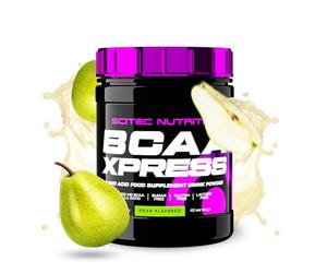 Scitec Nutrition BCAA Xpress, Sugar, Gluten & Lactose-Free, 5g Pure BCAA, Muscle Recovery & Growth, 2:1:1 Amino Acid Ratio, Flavoured & Easy Mixing, 280 g, Pear