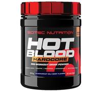 Scitec Nutrition Hot Blood Hardcore, pre-Workout Drink Powder with Amino acids and creatine, 375 g, Blackcurrant Goji Berry
