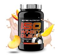 Scitec Nutrition Iso Whey Clear - Refreshing Protein Drink - Sugar-Free - Lactose-Free - Gluten-Free - Palm Oil-Free, 1025 g, Mango-Peach