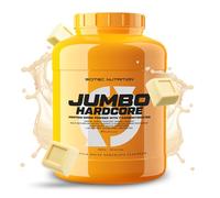 Scitec Nutrition Jumbo Hardcore, High Protein Weight Gainer with Amino Select Matrix, Superfoods, Creatine and with 7 carbohydrates, Gluten-Free and Lactose-Free, 3060 g, Brittle White Chocolate