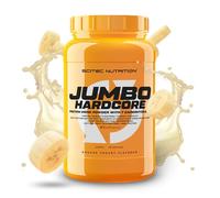 Scitec Nutrition Jumbo Hardcore, High Protein Weight Gainer with Amino Select Matrix, Superfoods, Creatine and with 7 carbohydrates, Gluten-Free and Lactose-Free, 1530 g, Banana Yogurt