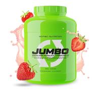 Scitec Nutrition Jumbo - High-Calorie Weight Gainer - with Multi-Component Protein - Amino Acid Matrix - Metabolic Matrix - Superfood Blend, 3,52 kg, Strawberry