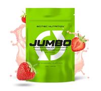 Scitec Nutrition Jumbo - High-Calorie Weight Gainer - with Multi-Component Protein - Amino Acid Matrix - Metabolic Matrix - Superfood Blend, 1,32 kg, Strawberry