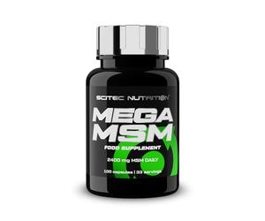 Scitec Nutrition Mega MSM | Methylsulfonylmethane containing Food Supplement Capsules | 2400 mg MSM per Day | Pack of 33 doses, 100 Capsules