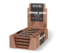 Scitec Nutrition Prime Bite, Fudge brownie flavored coated protein bar with cocoa nibs, chocolate pieces and sweetener, 20 * 50g, Fudge brownie