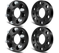 SCITOO 4pcs Wheel Adapters 1.25" 6x5 to 6x5.5 Bore 78.1mm Studs 12x1.5 6Lug Wheel Spacers Adapters Fit for for Chevrolet Trailblazer for Chevrolet SSR Trailblazer EXT for GMC Envoy