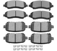 Scitoo Ceramic Pads Front Rear Brakes Pad fit for 2008-2012 2014-2016 Chrysler Town Country,2008-2011 Dodge Grand Caravan,2009-2013 Dodge Journey,2012-2015 Ram C/V,2009-2012 Volkswagen Routan
