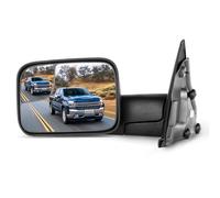 Scitoo Dodge Towing Mirrors Driver Side Rear View Mirrors for 2002-2008 Dodge Ram 1500 2500 3500 with Power Control Heated Manual Telescoping and Manual Folding Feature