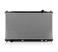 SCITOO Engine Cooling Radiator Assembly Compatible with INFINITI Q50 2014 2015 2016 2017 2018, 3.5L 3.7L V6 Engine, Replace# 214104GA5A, 214604GB5A