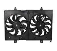 SCITOO Engine Radiator Condenser Cooling Fan Assembly Compatible with Nissan Models, for Rogue 2008-2013, for Rogue 2014-2015, OE Number: 621-161