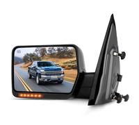 Scitoo For 2004-06 Ford F-150 Left Rear View Mirror LH Power Heated Front LED Signals Driver Side Mirror