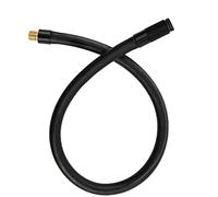 sciuU 50cm Extension Tube Hose for Portable Air Compressors - Rotary Valve | Schrader American Valve Locking Adapter - Air Pump Inflator Replacement Hose for Car Motorcycle Tyre, compatible with Bosch
