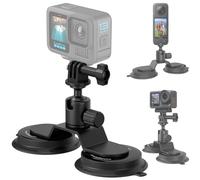 sciuU Magnetic Mount Bracket compatible with GoPro, DJI Action, Insta360 X5 / X4 / X3 / Ace Pro & Action Cameras - 1/4″ Screw Adapter, 360° Rotating Ball Head, Strong Magnetic & Silicone Suction Base