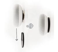 sciuU Rotatable Disc Wall Mount Holder, [2 sets] Detachable Universal Stand, compatible with Google Home mini, External Hard Drive, Portable Smart Speaker, Router, TV Box, Smartphones, etc. - Black