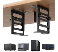 sciuU Universal Adjustable Under Desk Mount, Ceiling & Wall Bracket - Steel