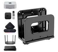 sciuU Universal Adjustable Wall Mount Bracket for WiFi Router, TV Box & Mini PC - VESA Mount Holder for Mac Mini, Media Players, Modems - Space-Saving Shelf for Devices up to 6.5cm Thick