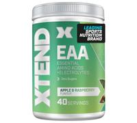 Scivation XTEND EAA Amino Acids Powder|Apple and Raspberry|40 Servings for Hydration and Fitness Performance|9 Essential Amino Acids + Added Electrolytes Recovery Powder to Hydrate, Repair, Recover