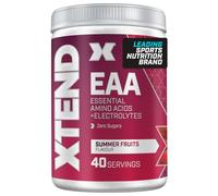 Scivation XTEND EAA Amino Acids Powder | Summer Fruits | 40 Servings for Hydration and Fitness Performance | 9 Essential Amino Acids + Added Electrolytes Recovery Powder to Hydrate, Repair, Recover