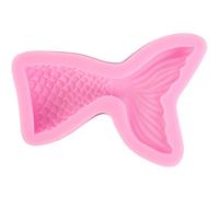 ScivoKaval Silicone Mermaid Tail Mold Baking Cake Decoration Jelly Sugar Craft Chocolate Fondant Gumpaste Pastry Clay Candy Making Ice Cube Tray Fimo Soap Mold Large