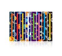 SCJJZ 8 Pieces Reading Ruler Reading Aid Children Reading Arrow Bookmark Children Dyslexia Overlay Ruler Dyslexia Overlays Guided Reading Strips Guided Reading Strips Child, Space Model