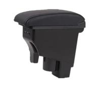 SCKCPNHNPP For Jazz 1 For Fit 2002 2003 2004 2005 2006 2007 Car Armrest Box Storage Box Interior Replacement Accessories Car Armrest Cushion(A style leather 3USB 1)
