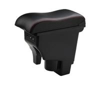 SCKCPNHNPP For Jazz 1 For Fit 2002 2003 2004 2005 2006 2007 Car Armrest Box Storage Box Interior Replacement Accessories Car Armrest Cushion(C carbon fiber look 3usb)