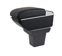 SCKCPNHNPP For Land For Rover For Freelander 2 Car Armrest Box Center Console Centre Storage Box Interior Accessories Car Armrest Cushion(Double USB All black)