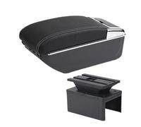 SCKCPNHNPP For Megane 2 Car Armrest Box Retrofit Parts Interior Storage Box USB LED Accessories Car Armrest Cushion(D3 white line 7USB)