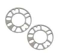 SCKCPNHNPP Hubcentric Wheel Spacers 3/5/8/10mm Fit 4x100 4x108 4x114.3 5x100 5x108 5x114.3 5x120 Car Wheel Spacer Shims Plate Aluminum Alloy Adaptor 2PCS Universal(2PCS 5mm)