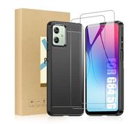 SCL Case for Moto G84 Case and Screen Protector for Motorola G84 Case and Screen Protector Moto G84 5G Tempered Glass [2 Pack] + Cover, Anti-Scratch TPU Protective Cover, Anti-Fingerprint