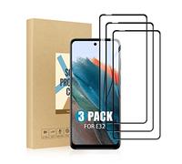 SCL Screen Protector Compatible with Moto E32/E32s Screen Protector Motorola E32/E32s Tempered Glass Film [3-Pack], [Full Coverage, Easy Installation, Bubble-free, 9H Hardness]