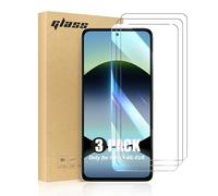 SCL Screen Protector for Redmi Note 14 4G EU Vision, 3-Pack Crystal Clear Series Tempered Glass for Redmi Note 14 4G EU, Case Friendly, 9H Hardness