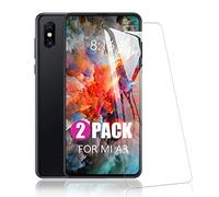 SCL Xiaomi Mi Mix 3 Screen Protector, 9H Tempered Glass Screen Protector for Xiaomi Mi Mix 3 (2-Pack), 2.5D Rounded Edge Glass Film, Anti-Scratch, Anti-Fingerprint, Bubble-free