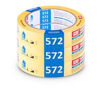 Scley Masking Tape, Width 30 mm, Length 33 m, Pack of 3, Yellow, Adhesive Tape for Painting Work Series 572, A0300-720330