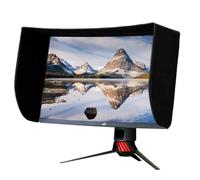 SCLGQUEI All-Sides Coverage Leather Display Visor for 19-32 Inch Monitors, Reduces Glare