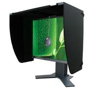 SCLGQUEI Full Coverage Computer Screen Hood, Foldable Sunshade for 17-27 Inch Monitors for Privacy
