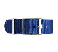 SCLHouiX Military Nylon Watchband for Tudor Watch Strap 22mm French Troops NATO Zulu Parachute Bracelet Accessories (Color : A27 Silver Clasp, Size : 20mm)