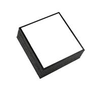 Sclmgo 10 Shikishi Boards, Blank Art Cards, Versatile Craft Supplies, Portable Artist Boards for Meet-and-greets, Black, S