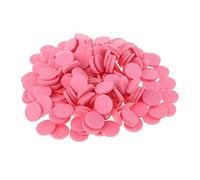 Sclmgo 200 Aromatherapy Felt Pads Refill for Jewelry Pendants, Perfume Bracelets, Fragrance Oil Valve, Reusable for Everyday Use, Travel, Etc, Pink