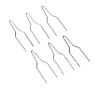 Sclmgo 6 Pieces Tips Pen Tips Replacement Wire Tips Wood Pen Tips Wire Tips High Impedance Metal No Bending for Soldering Repair, 1mm A