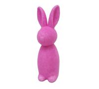 Sclmgo Easter Decoration: Bunny to Place on A Table Or Desk. Stuffed Bunny Figurine for Easter, Rose red