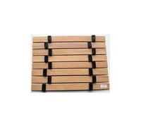 SCM Créations Set of 8 Slats 61 cm (610 mm) Width 53 mm Thickness 8 mm 7 Ply with 16 End Caps for Sofa Bed Bed Slats