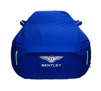 SCMDNOZ Car Cover for Bentley Continental 1991-2022 2023 2024 2025, Custom Full Car Cover Outdoor with Logo Emblem Sun Rain Snow Hail Protection, Car Accessories,Blue