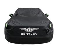 SCMDNOZ Car Cover for Bentley Continental 1991-2022 2023 2024 2025, Custom Full Car Cover Outdoor with Logo Emblem Sun Rain Snow Hail Protection, Car Accessories,Black