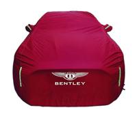 SCMDNOZ Car Cover for Bentley Continental 1991-2022 2023 2024 2025, Custom Full Car Cover Outdoor with Logo Emblem Sun Rain Snow Hail Protection, Car Accessories,Red